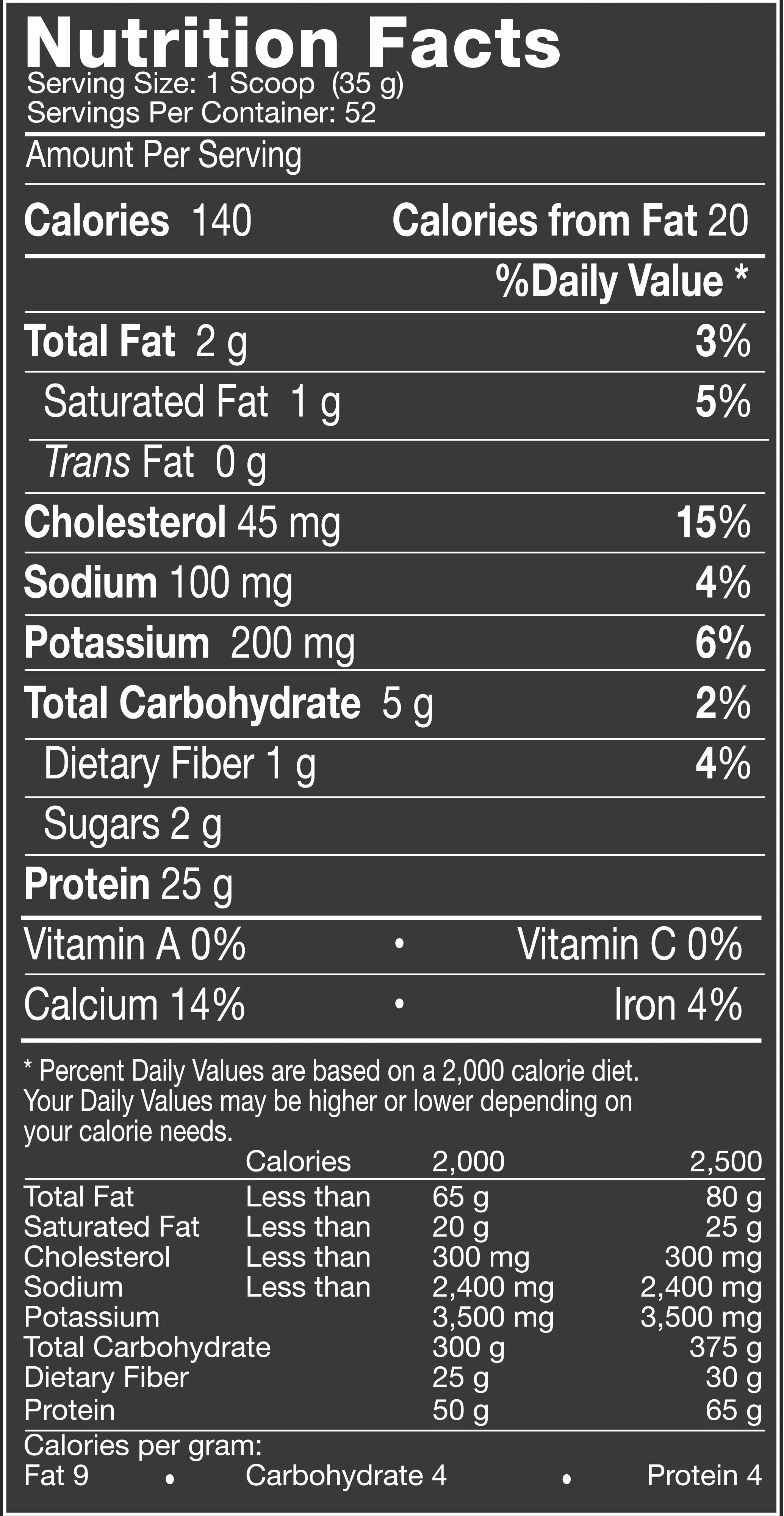 Cookies & Cream Protein Powder, 4 Lb V208877