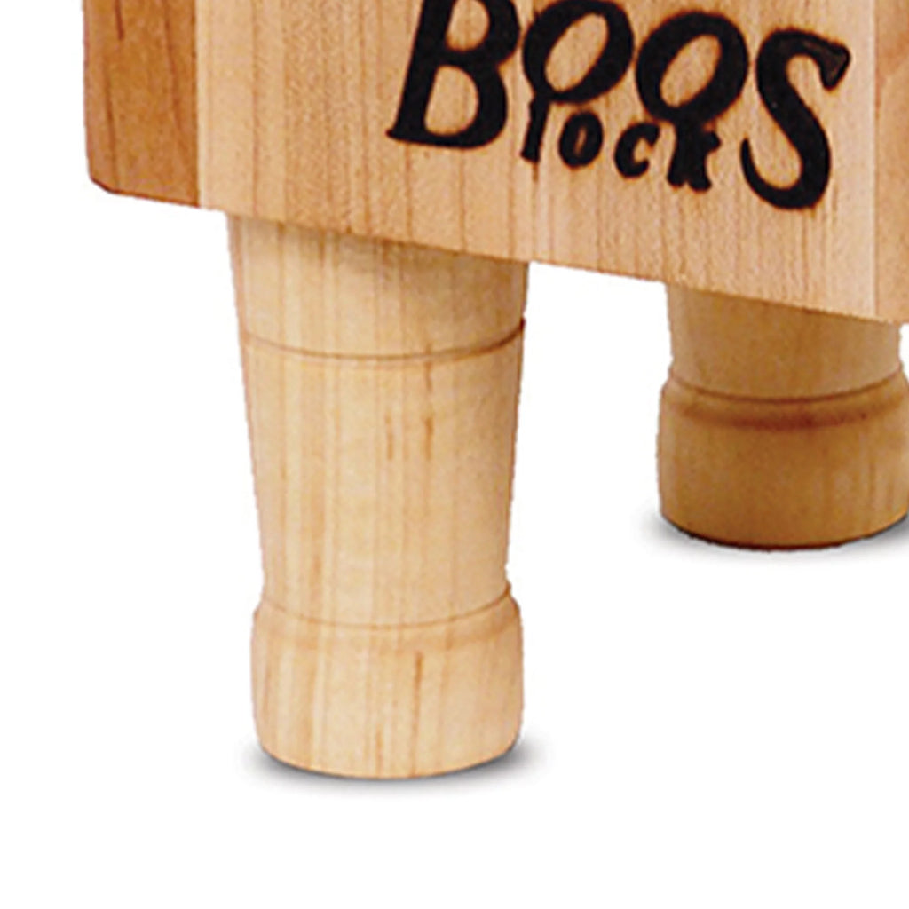 Maple Wood Cutting Board with Feet, 6 x 6 E6610