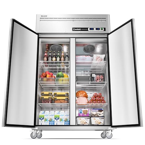 Commercial Refrigerator and Freezer Combo, 54 Cu.ft, Upright F484
