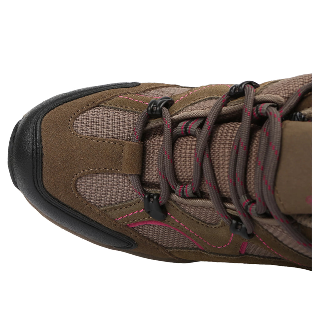 Women's Leather Waterproof Hiking Shoe O468887