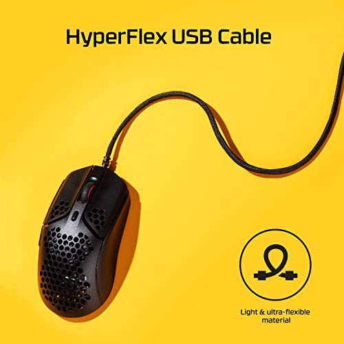 Gaming Mouse - Ultra-Lightweight, 59g, Honeycomb Shell, Black/Red U4751