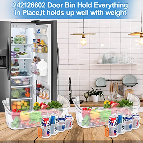 Refrigerator Door Bin Shelf Replacement, 2 Pack L18408