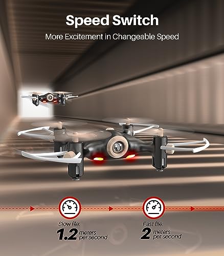Mini Nano RC Quadcopter Drone for Kids with Altitude Hold and 3D Flips E306446