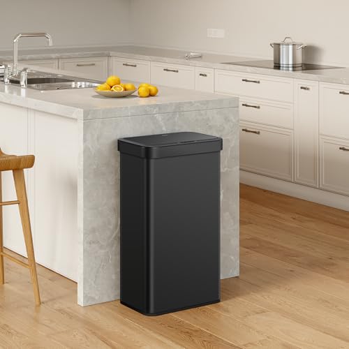 Touchless Motion Sensor Trash Can, 13.2 Gallon, Brushed Stainless Steel K748461