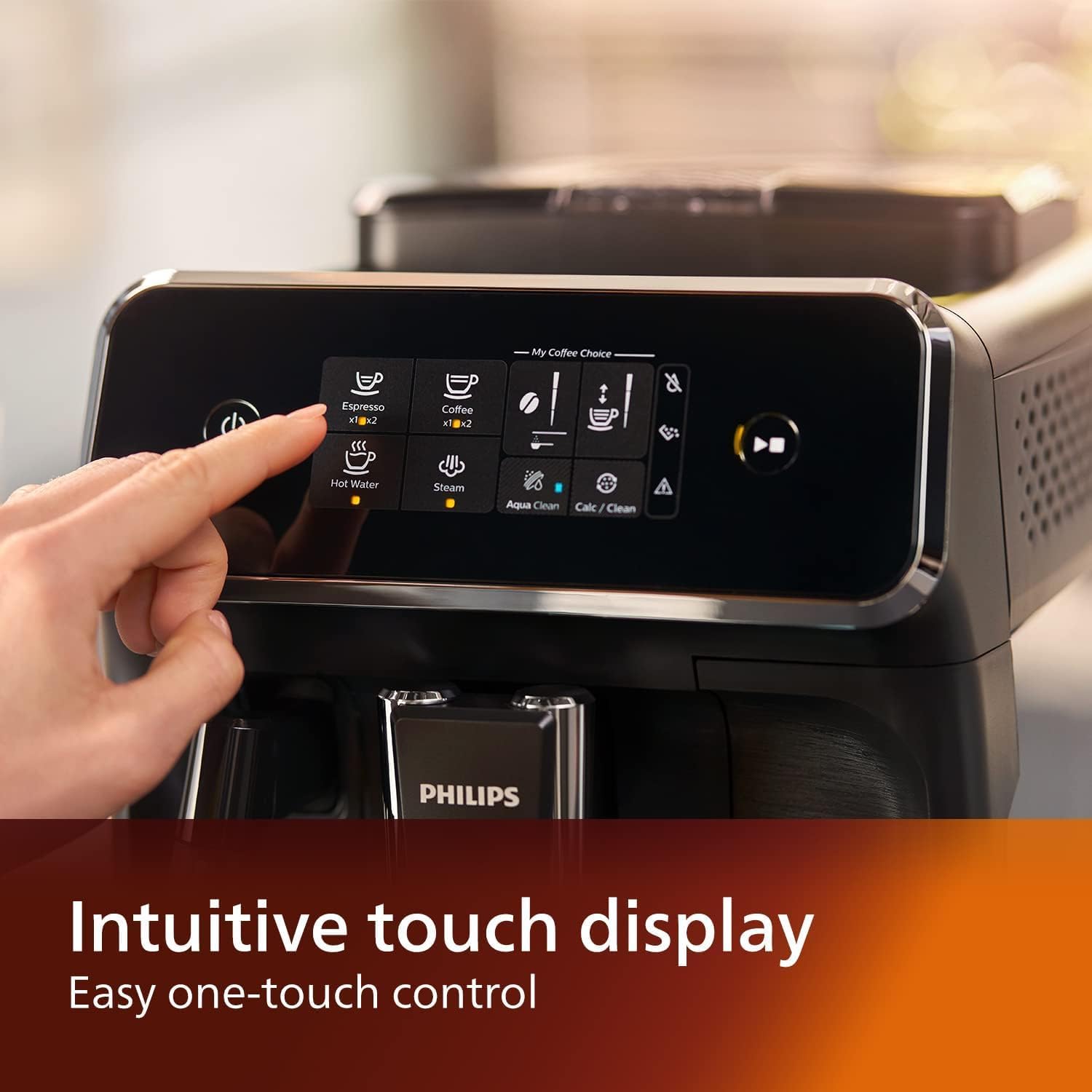 Fully Automatic Espresso Machine with Milk Frother and Touch Display T4052