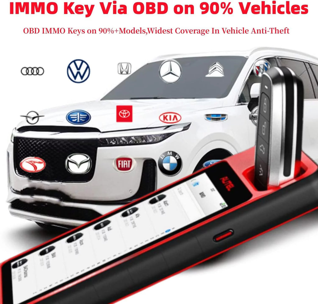Key Fob Programmer Immobilizer Tool with Key Generation and Transponder Editing F589261