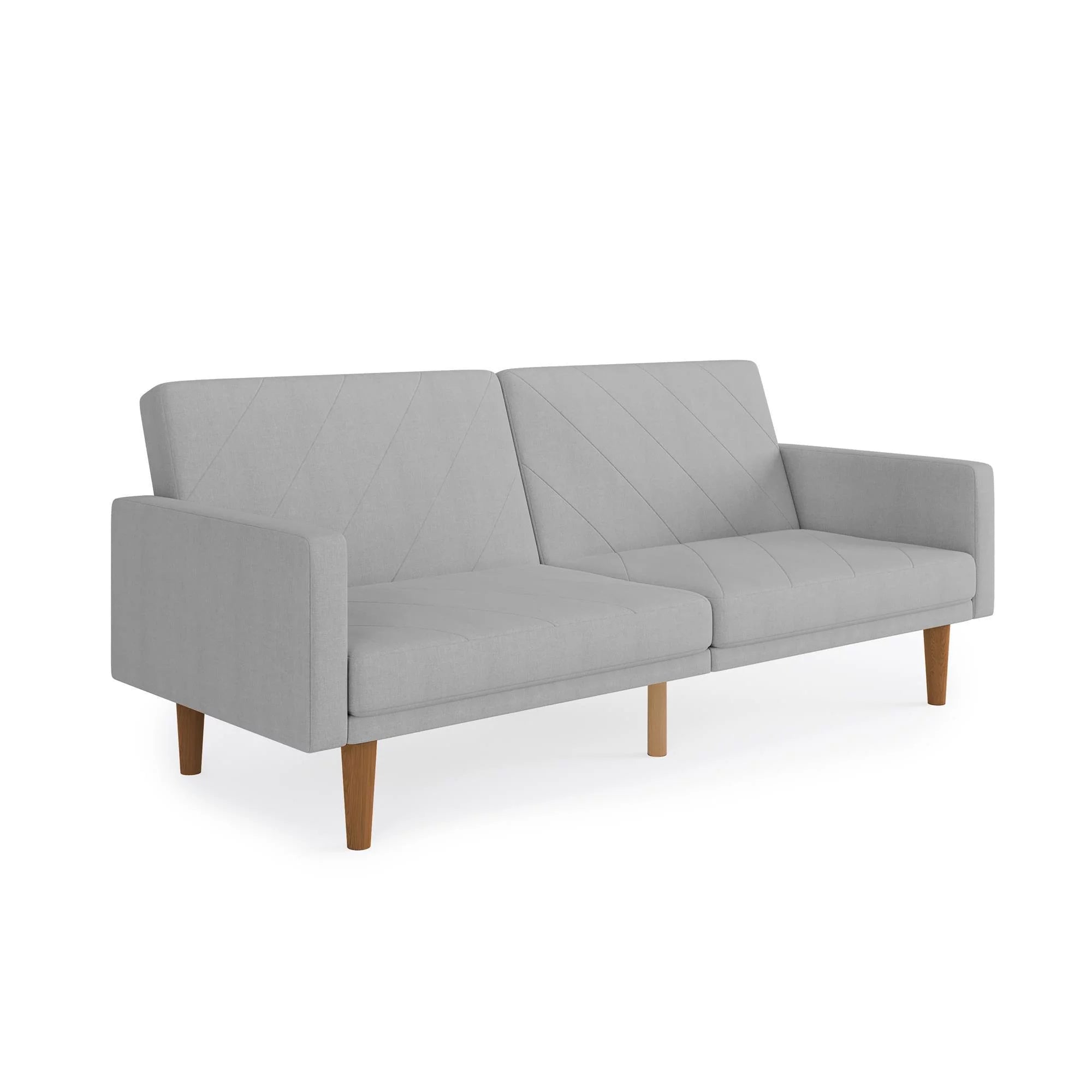 Convertible Sofa Bed with USB Port, Light Gray T950