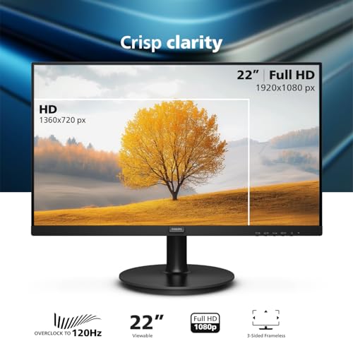 24 inch Frameless Full HD 100Hz Monitor with HDMI and VESA U9360