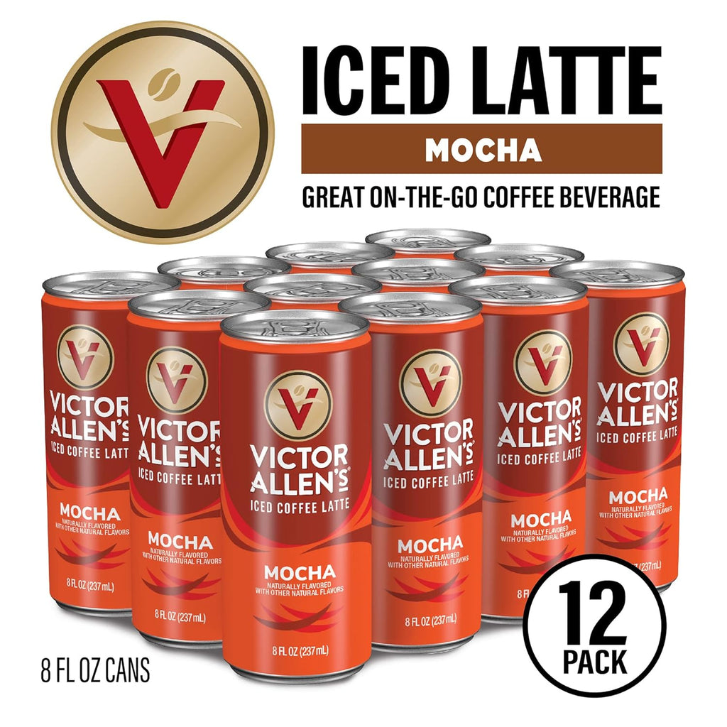 Iced Mocha Latte Canned Coffee, 8oz (12 Pack) S277410