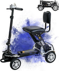 Mobility-Scooter-Carbon-Fiber, Powered-Mobility-Scooters-for-Seniors-Adults, Lightweight Adult Motorized E Scooter 46LBS, 4 Wheel Electric Scooter with Seat, Folding Motor Scooter-2024 New
