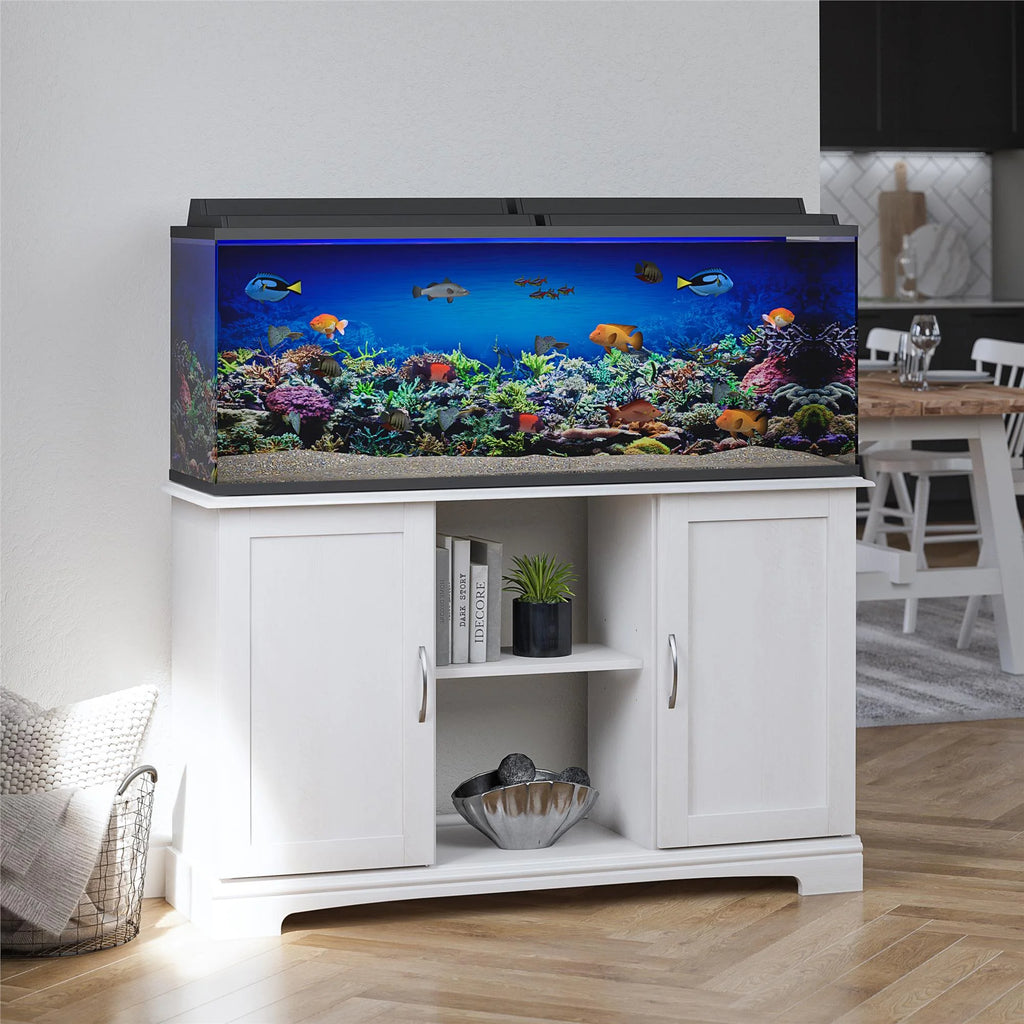 50-75 Gallon Aquarium Stand, Ivory Oak Y5883