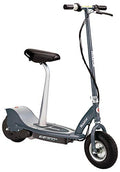 Razor E300S Seated Electric Scooter for Kids Ages 13+ - 9" Pneumatic Tires, Removable Seat, Up to 15 mph and 40 min of Ride Time, for Riders up to 220 lbs