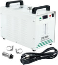 DasMarine CW-3000 Water Chiller,8L Industrial Water Chiller,Thermolysis Type Water Cooling Chiller Machine,110V Economic Water Cooling Equipment for 60W 80W Laser Engraving Machine