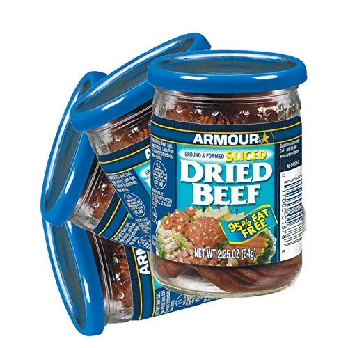 Sliced Dried Beef, Jarred Meat, 2.25 oz, 6 Count R919