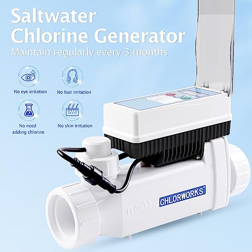 Salt Cell for Pool, Compatible with IC40, Salt Chlorine Generator, up to 40,000 Gallon W45897