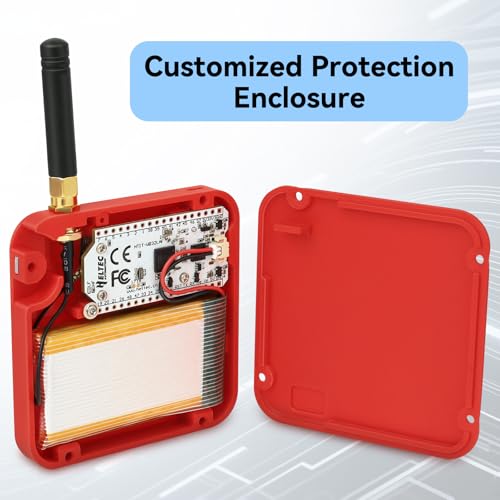2 Pack ESP32 LoRa V3 Development Board with 915MHz Antennas, 3000mAh Battery, Meshtastic Case, OLED Display for Arduino LoRaWAN IOT D8768