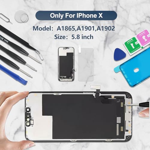 iPhone 11 LCD Screen Replacement 6.1" 3D Touch Display Digitizer with Repair Tool Kit V49627