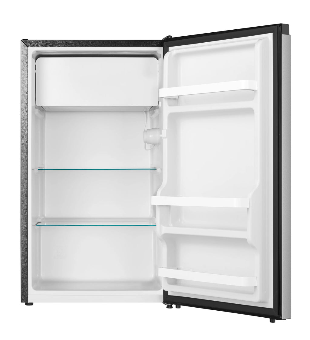 Single Door Mini Fridge with Chiller, Silver F25945