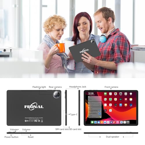 Tablet 11 inch Android 14, 128GB ROM 16GB RAM, 4G LTE, Octa-Core, FHD Screen T89965