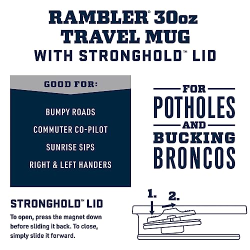 30 oz Stainless Steel Travel Mug with Vacuum Insulation H343965