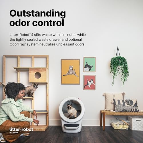 OdorTrap Holder for Litter-Robot 4, Holds 3 Packs, Custom Fit C95994