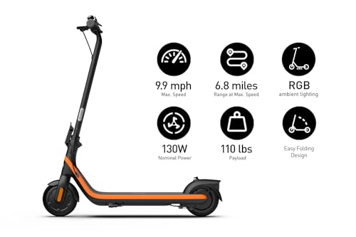 Electric Scooter for Kids 6-14, Adjustable Handlebar, Up to 132 lbs U579989