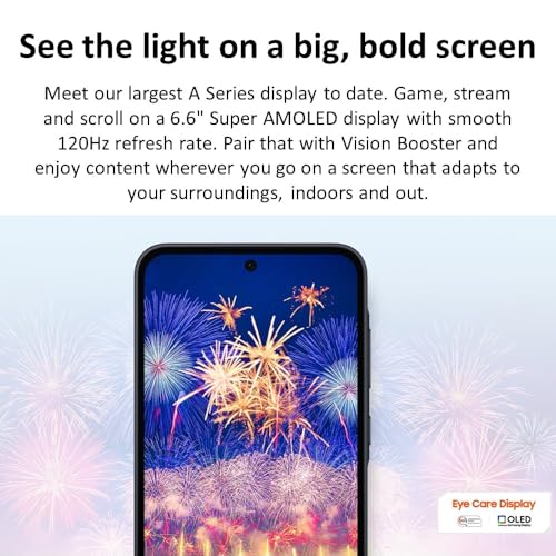 Galaxy A35 5G 128GB 6.6" 120Hz AMOLED 50MP Triple Camera Unlocked (Renewed) K330427
