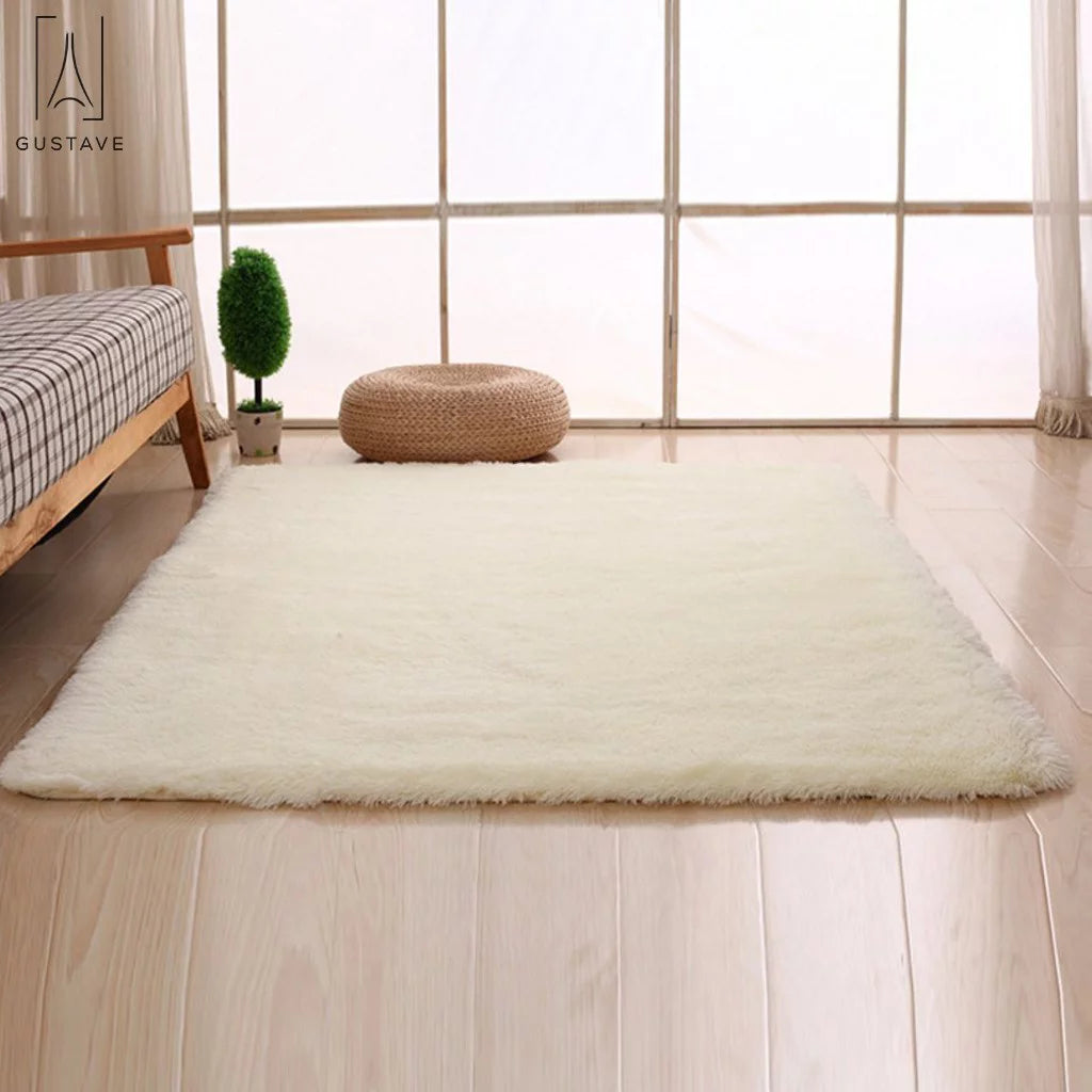 Large Fluffy Area Rug for Living Room Bedroom Home Decor, Beige P247315