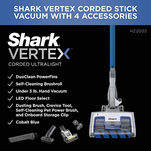 Corded Stick Vacuum with LED Headlights, XL Dust Cup, Pet Hair Pickup J914330