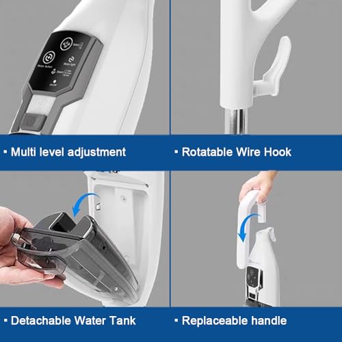 Steam Mop with 13 Accessories for Hard Floors, 550ml Capacity D33649