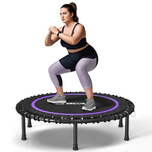 Foldable Mini Trampoline for Adults with Durable Bungees V5441