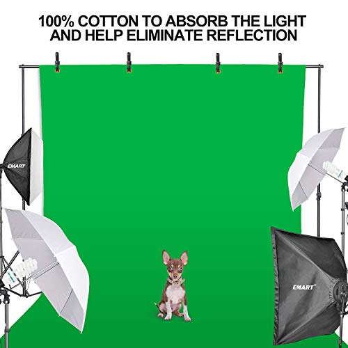 Green Screen Backdrop 6x9 FT for Photography and Streaming E243443