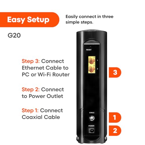 Cable Modem DOCSIS 3.1 Gigabit, 4 OFDM Channels T781198