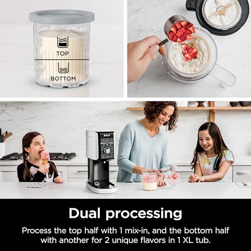 Ice Cream & Frozen Treat Maker with 2 XL Pint Containers T6145