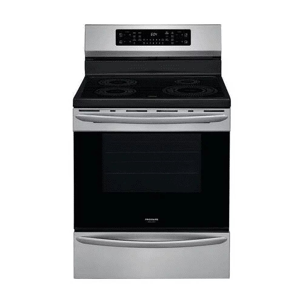 Frigidaire GCRI3058AF 30 Gallery Series Induction Range with 4 Elements 5.4 cu. ft. Capacity Air Fry and Steam Cleaning Option in Fingerprint Resistant Stainless Steel