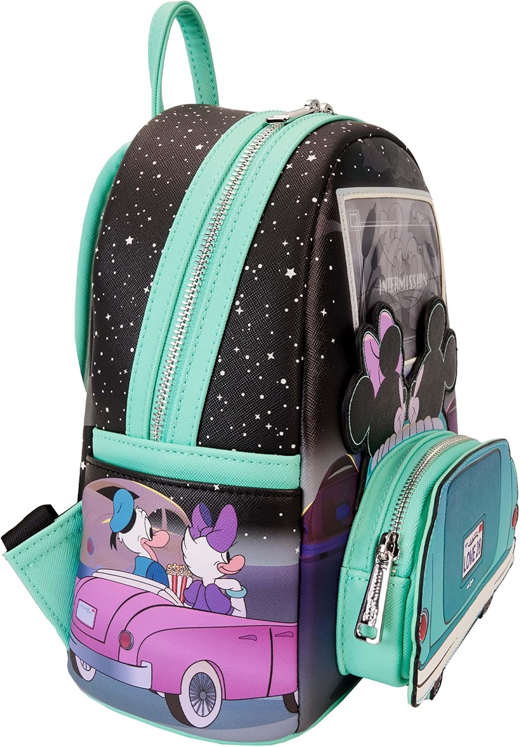 Mickey & Minnie Date Night Drive-In Lenticular Mini Backpack C658943