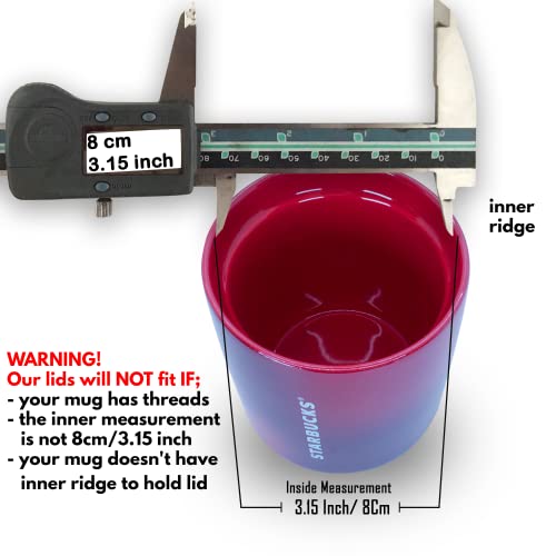 Replacement Lid for Coffee Mug & Tea Cup, Tumbler Lid B733
