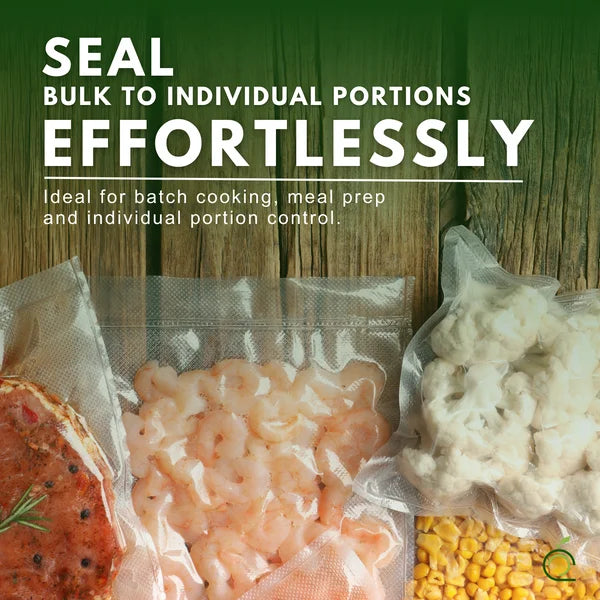 Vacuum Sealer Bags 8" x 50' (4 Count) for Food Preservation and Sous Vide T467