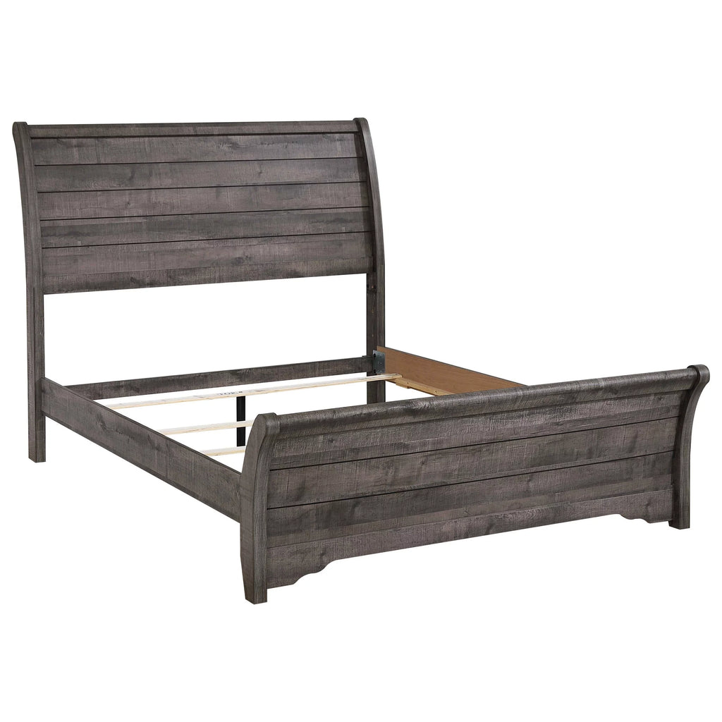 King Size Bedroom Furniture Set with Dresser Mirror and Nightstand X6798