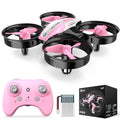 Holy Stone Mini Drone for Kids and Beginners RC Nano Quadcopter Indoor Small Helicopter Plane with Auto Hovering, 3D Flips, Headless Mode and 3 Batteries, Great Gift Toy for Boys and Girls, Red