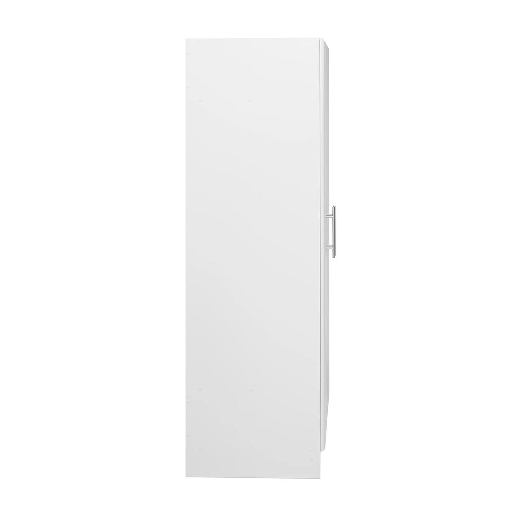 White Wardrobe Closet with Hanging Rail V36133