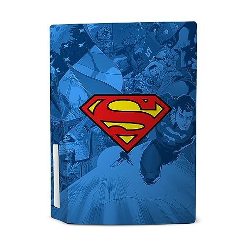 Superman DC Comics Vinyl Faceplate Sticker Skin for PS5 Disc Console & DualSense W749412