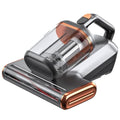 Mattress Vacuum Cleaner with 400W/15Kpa Suction Powerful Double-Cup, 99.9% Filtration Bed Vacuum Cleaner with UV & Ultrasonic, Handheld Vacuums for Sofa/Bed/Fabric Surface
