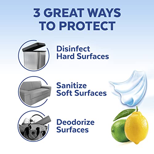Disinfectant Spray, Lemon Breeze, 19 Fl Oz (Pack of 2) A383