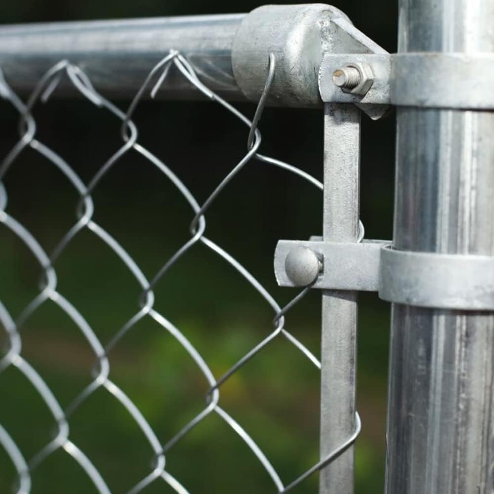 Chain Link Fence Fabric 4 x 50 ft, 12.5 Gauge, Silver G8417
