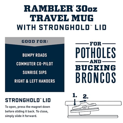 30 oz Stainless Steel Travel Mug with Vacuum Insulation H343965