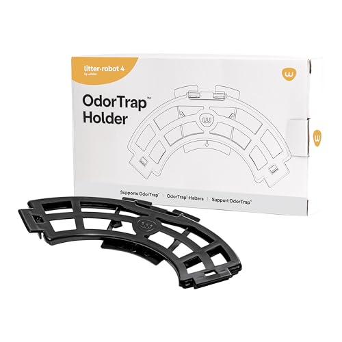Title: Litter-Robot 4 OdorTrap Holder by Whisker, Holds Up to 3 OdorTrap Packs to Eliminate Litter Box Odors, Custom Fit for Litter-Robot 4, Pair with OdorTrap Packs to Remove Cat Smell