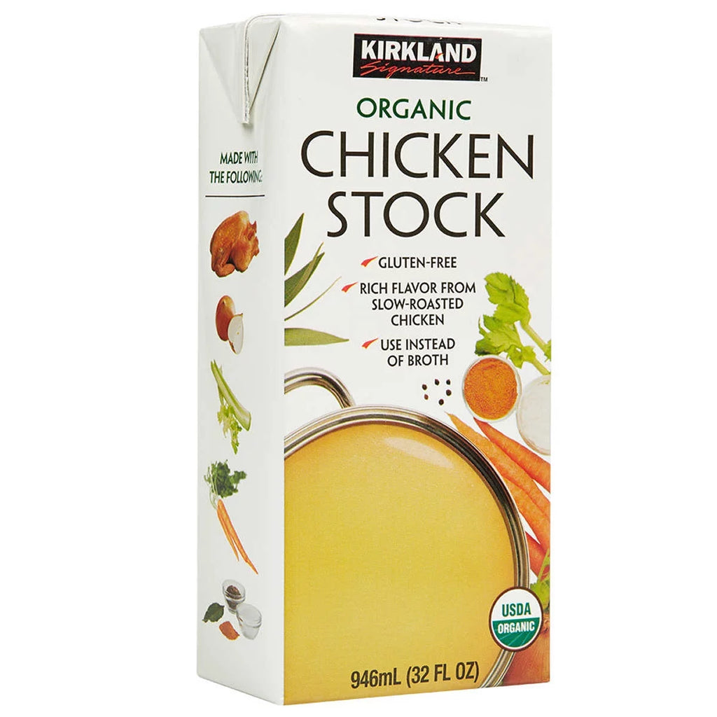 Organic Chicken Stock 32 fl oz (Pack of 6) W9100