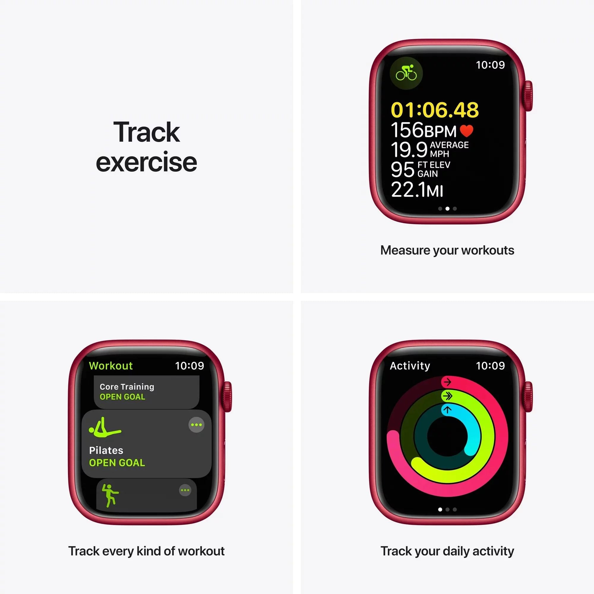 Refurbished GPS + Cellular 45mm Smartwatch with Sport Band, Charging Stand, Screen Protector, and Charger S8972