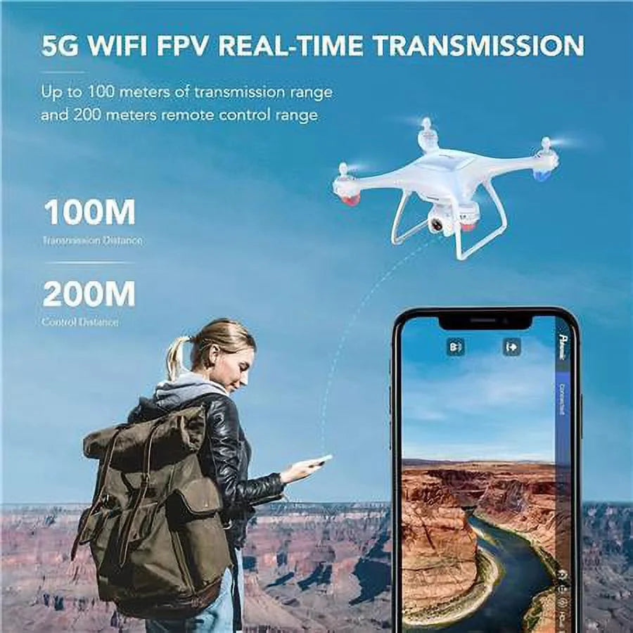 FPV RC Drone with 2.7K HD Camera and Carrying Bag L159